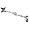 StarTech.com Wandhalterung für Monitorarm - Gelenkiger ergonomischer VESA-Wandmonitorarm - 20 Zoll (52 cm) lang - Einzelbildschirm bis zu 34 Zoll - Schwenkbar/Neigbar/Drehbar - Verstellbare Bildschirmhalterung