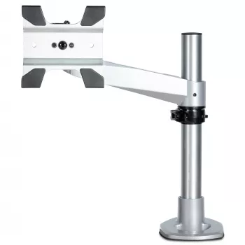 StarTech.com Tischhalterung Monitorarm - VESA- oder Apple iMac/Thunderbolt oder Ultrawide-Display bis 14 kg - gelenkig höhenverstellbare Einzelbildschirm-Tischmastmontage - Klemme/Durchführung