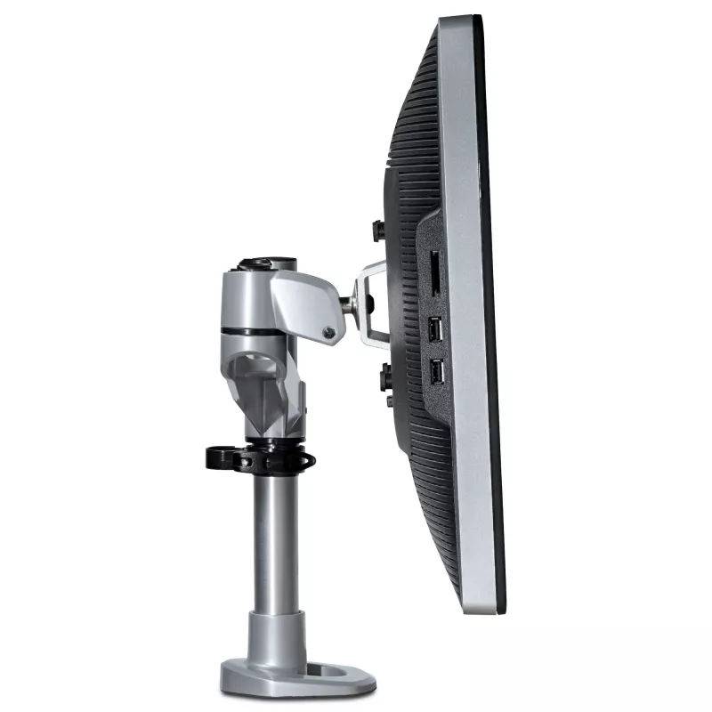 StarTech.com Tischhalterung Monitorarm - VESA- oder Apple iMac/Thunderbolt oder Ultrawide-Display bis 14 kg - gelenkig höhenverstellbare Einzelbildschirm-Tischmastmontage - Klemme/Durchführung