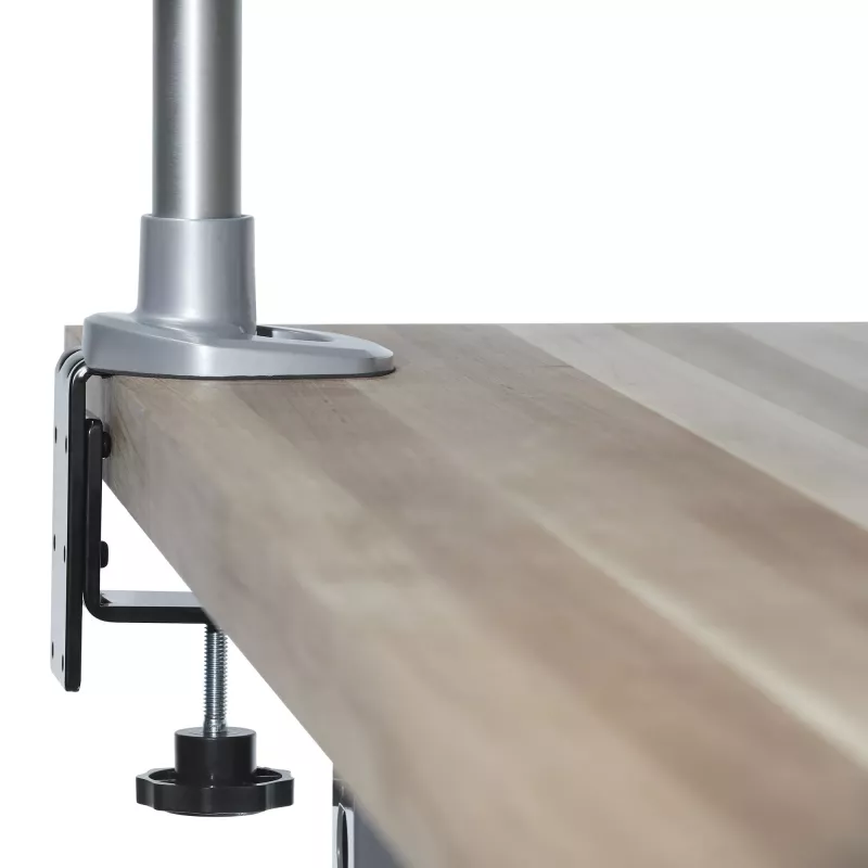 StarTech.com Tischhalterung Monitorarm - VESA- oder Apple iMac/Thunderbolt oder Ultrawide-Display bis 14 kg - gelenkig höhenverstellbare Einzelbildschirm-Tischmastmontage - Klemme/Durchführung