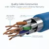 StarTech.com 5 m CAT6a Ethernet-Kabel – 10 Gigabit geschirmt, rastnasenschutz RJ45, 100 W PoE-Patchkabel – 10GbE STP-Netzwerkkabel mit Zugentlastung – blau, einzeln getestet/Verkabelung UL-zertifiziert/TIA