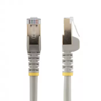 StarTech.com 7m CAT6a Ethernet-Kabel – 10 Gigabit Geschirmtes Snagless RJ45 100W PoE Patchkabel – 10GbE STP Netzwerkkabel mit Zugentlastung – Grau, einzeln getestet/Verkabelung UL-zertifiziert/TIA