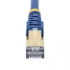 StarTech.com 7m CAT6a Ethernet-Kabel – 10 Gigabit geschirmtes rastnasenschutz RJ45 100W PoE Patchkabel – 10GbE STP Netzwerkkabel mit Zugentlastung – Blau einzeln getestet/Verkabelung UL-zertifiziert/TIA