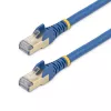 StarTech.com 7m CAT6a Ethernet-Kabel – 10 Gigabit geschirmtes rastnasenschutz RJ45 100W PoE Patchkabel – 10GbE STP Netzwerkkabel mit Zugentlastung – Blau einzeln getestet/Verkabelung UL-zertifiziert/TIA