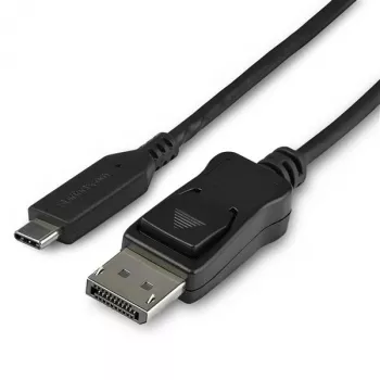 StarTech.com 3,3 Fuß / 1 m USB-C-auf-DisplayPort-1.4-Kabel – 8K/5K/4K USB-Typ-C-auf-DP-1.4-Alt-Mode-Videoadapterkonverter – HBR3/HDR/DSC – 8K 60 Hz DP-Monitorkabel – USB-C/Thunderbolt 3