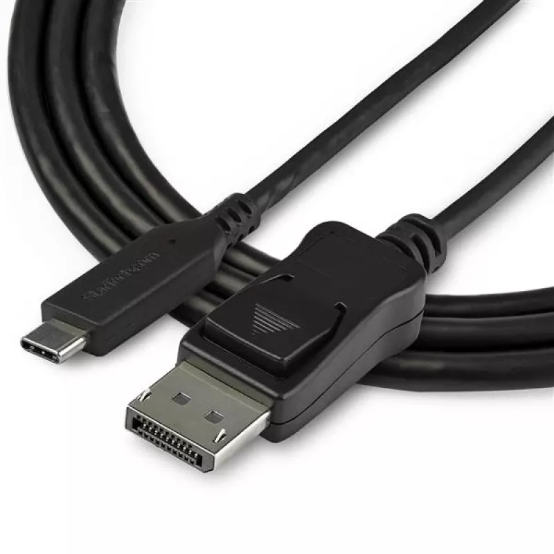 StarTech.com 3,3 Fuß / 1 m USB-C-auf-DisplayPort-1.4-Kabel – 8K/5K/4K USB-Typ-C-auf-DP-1.4-Alt-Mode-Videoadapterkonverter – HBR3/HDR/DSC – 8K 60 Hz DP-Monitorkabel – USB-C/Thunderbolt 3