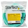 StarTech.com 15m (50ft) LC/UPC auf LC/UPC OM3 Multimode-Glasfaserkabel, Vollduplex, 50/125µm Zipcord-Faserkabel, 100G, geringe Einfügedämpfung, LSZH-Faser-Jumperkabel