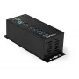 StarTech.com 7-Port USB 3.0 Hub mit Netzteil – Metall-Industrie-USB-A-Hub mit ESD- und 350-W-Überspannungsschutz – DIN-/Wand-/Tischmontage – Hochgeschwindigkeits-USB 3.2 Gen 1 (5 Gbit/s) Hub – TAA