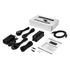 StarTech.com 7-Port USB 3.0 Hub mit Netzteil – Metall-Industrie-USB-A-Hub mit ESD- und 350-W-Überspannungsschutz – DIN-/Wand-/Tischmontage – Hochgeschwindigkeits-USB 3.2 Gen 1 (5 Gbit/s) Hub – TAA