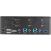 StarTech.com 2-Port Dual-Monitor HDMI KVM-Switch – 4K 60 Hz Ultra HD HDR – Desktop 4K HDMI 2.0 KVM-Switch mit 2-Port USB 3.0 Hub (5 Gbit/s) & 4x USB 2.0 HID, Audio – Hotkey-Umschaltung – TAA