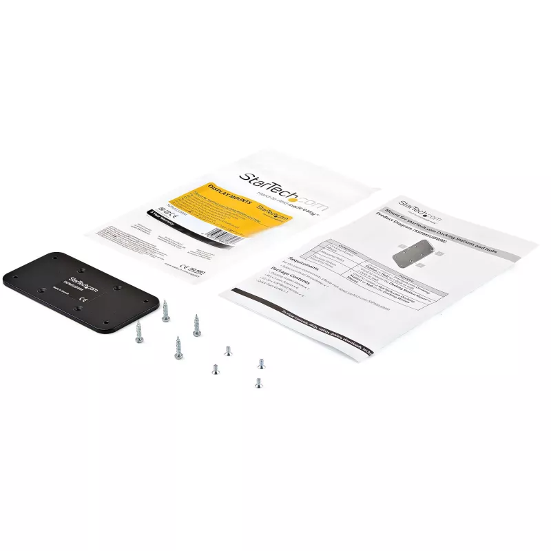 StarTech.com Dockingstation-Halterung – Stahl, Stahl, Schwarz