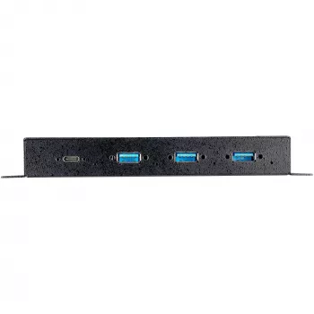 StarTech.com 4 Port USB C Hub 10Gbps – Industrieller Metall-USB-Typ-C-Hub mit 3xUSB-A und 1xUSB-C – ESD- und Überspannungsschutz – USB-C- oder USB-A-Host – selbstversorgter, montierbarer USB 3.2/3.1 Gen 2 Hub