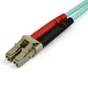 StarTech.com 15m LC/UPC auf LC/UPC OM4 Multimode-Glasfaserkabel, 50/125µm LOMMF/VCSEL Zipcord-Faser, 100G, geringe Einfügedämpfung – LSZH Glasfaser-Jumperkabel