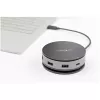 StarTech.com USB-C Multiport-Adapter - USB 3.1 Gen 2 10 Gbit/s Typ-C Mini-Dock mit 4K 60Hz HDMI/DisplayPort oder 1080p VGA - 75 W PD-Durchleitung, 3-Port USB-Hub, GbE - Mobile Dockingstation