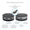 StarTech.com USB-C Multiport-Adapter - USB 3.1 Gen 2 10 Gbit/s Typ-C Mini-Dock mit 4K 60Hz HDMI/DisplayPort oder 1080p VGA - 75 W PD-Durchleitung, 3-Port USB-Hub, GbE - Mobile Dockingstation