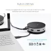 StarTech.com USB-C Multiport-Adapter - USB 3.1 Gen 2 10 Gbit/s Typ-C Mini-Dock mit 4K 60Hz HDMI/DisplayPort oder 1080p VGA - 75 W PD-Durchleitung, 3-Port USB-Hub, GbE - Mobile Dockingstation
