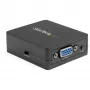StarTech.com VGA-zu-Cinch- und S-Video-Konverter - USB-Stromversorgung, Aktiver Videokonverter, Schwarz, CE, FCC, REACH, 1920 x 1080 Pixel, 640 x 480,1920 x 1080 Pixel, 60 Hz
