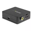 StarTech.com VGA-zu-Cinch- und S-Video-Konverter - USB-Stromversorgung, Aktiver Videokonverter, Schwarz, CE, FCC, REACH, 1920 x 1080 Pixel, 640 x 480,1920 x 1080 Pixel, 60 Hz