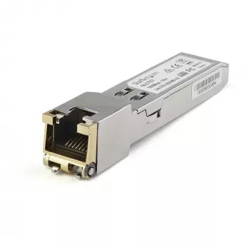 StarTech.com Dell EMC SFP-1G-T kompatibles SFP Modul - 1000BASE-T - SFP auf RJ45 Cat6/Cat5e - 1GE Gigabit Ethernet SFP - RJ-45 100m