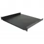 StarTech.com 1U Server-Rack-Regal - Universelles Rack-Montage-Kragarmregal für 19-Zoll-Netzwerkgeräte-Rack & -Schrank - Hochbelastbarer Stahl – Tragfähigkeit 20 kg - 16 Zoll tiefes Tablett, Schwarz