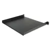 StarTech.com 1U Server-Rack-Regal - Universelles Rack-Montage-Kragarmregal für 19-Zoll-Netzwerkgeräte-Rack & -Schrank - Hochbelastbarer Stahl – Tragfähigkeit 20 kg - 16 Zoll tiefes Tablett, Schwarz