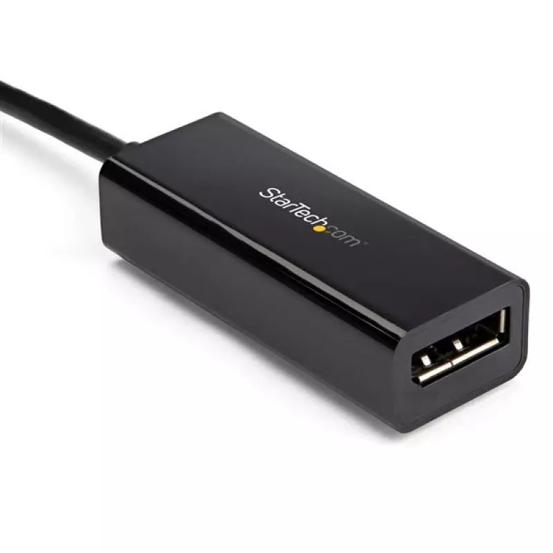 StarTech.com USB-C-auf-DisplayPort-Adapter – 8K/5K/4K USB Typ-C-auf-DP 1.4 Alt-Mode-Videokonverter – HBR3/DSC/HDR – 8K 60 Hz Thunderbolt 3 kompatibler DisplayPort-Monitor-Display-Adapter