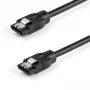 StarTech.com 0,3 m Rundes SATA-Kabel, 0,3 m, SATA III, SATA 7-polig, SATA 7-polig, Stecker/Stecker, Schwarz