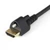 StarTech.com 0,9m (3ft) HDMI-Kabel mit Feststellschraube – 4K 60Hz HDR – High Speed HDMI 2.0 Monitorkabel mit Feststellschrauben-Stecker für sichere Verbindung – HDMI-Kabel mit Ethernet – M/M