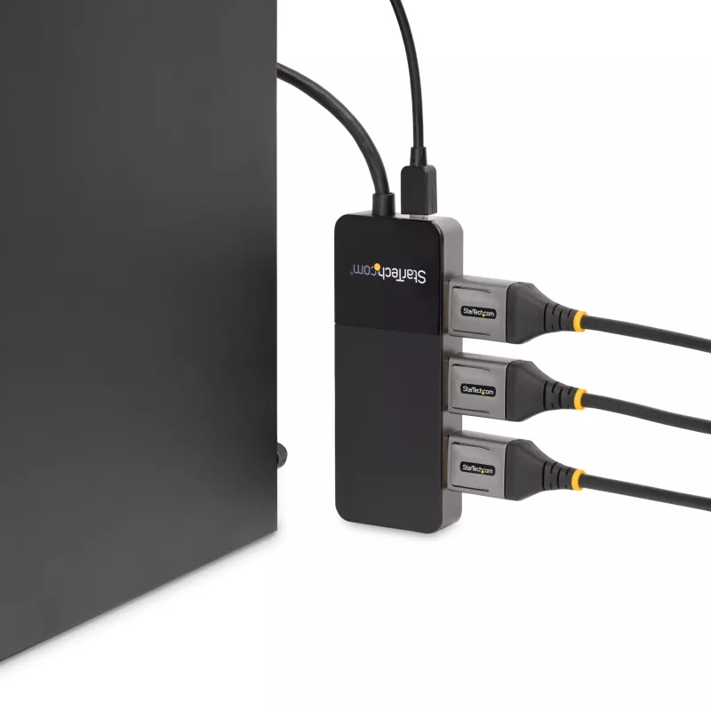 StarTech.com 3 Port Multi Monitor Adapter – DisplayPort 1.4 auf 3x 4K DisplayPort Video Splitter – Dual oder Triple 4K – Laptop/Desktop DisplayPort MST Hub für mehrere Monitore – Nur für Windows-PCs