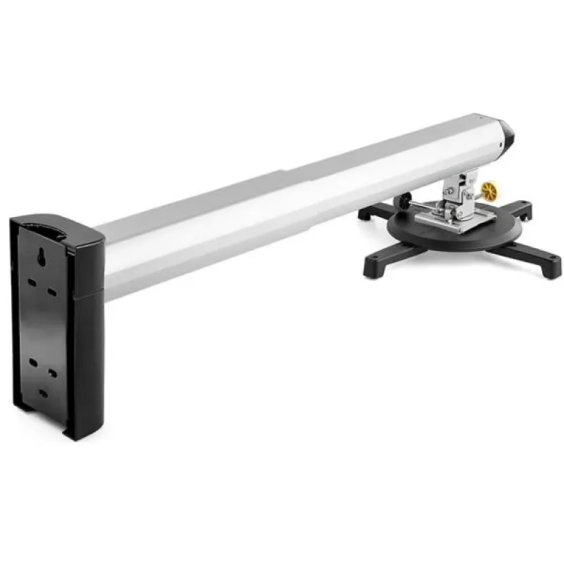 StarTech.com Universal-Projektor-Wandhalterung - Projektorhalterung unterstützt Kurzdistanz- & Ultrakurzdistanzprojektoren bis 15 kg - Neigbar/Schwenkbar/Drehbar - Einstellbarer Wandabstand 42 cm bis 70,5 cm - TAA