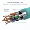 StarTech.com 1,5m CAT6a Ethernet-Kabel – 10 Gigabit geschirmtes Snagless RJ45 100W PoE Patchkabel – 10GbE STP Netzwerkkabel mit Zugentlastung – Aqua einzeln getestet/Verdrahtung UL-zertifiziert/TIA