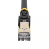 StarTech.com 1,5m CAT6a Ethernet-Kabel – 10 Gigabit Geschirmtes Snagless RJ45 100W PoE Patchkabel – 10GbE STP Netzwerkkabel mit Zugentlastung – Schwarz Einzeln getestet/Verkabelung UL-zertifiziert/TIA
