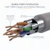 StarTech.com 1,5m CAT6a Ethernet-Kabel – 10 Gigabit geschirmter rastnasenfreier RJ45 100W PoE-Patchkabel – 10GbE STP-Netzwerkkabel mit Zugentlastung – Grau, einzeln getestet/Verkabelung UL-zertifiziert/TIA