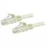 StarTech.com 7,5m CAT6 Ethernet-Kabel - Weiß CAT 6 Gigabit Ethernet Kabel -250MHz 100W PoE RJ45 UTP Netzwerk-/Patchkabel rastnasenschutz mit Zugentlastung einzeln getestet