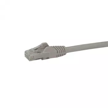 StarTech.com 7,5m CAT6 Ethernet-Kabel – Grau CAT 6 Gigabit Ethernet-Kabel – 250 MHz 100 W PoE RJ45 UTP Netzwerk-/Patchkabel rastnasenfrei mit Zugentlastung einzeln geprüft