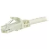 StarTech.com 1,5 m CAT6 Ethernet-Kabel – Weiß CAT 6 Gigabit Ethernet-Kabel – 250 MHz 100 W PoE RJ45 UTP Netzwerk-/Patchkabel rastnasenfrei mit Zugentlastung einzeln getestet