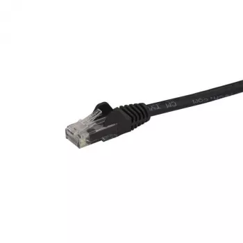 StarTech.com 1,5m CAT6 Ethernet-Kabel – Schwarz CAT 6 Gigabit Ethernet-Kabel – 250MHz 100W PoE RJ45 UTP Netzwerk-/Patchkabel, rastnasenfrei mit Zugentlastung, einzeln getestet