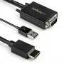 StarTech.com 2m VGA-auf-HDMI-Konverterkabel mit USB-Audio-Unterstützung und Stromversorgung – Analog-zu-Digital-Videoadapterkabel zum Anschluss eines VGA-PCs an einen HDMI-Bildschirm – 1080p Male-auf-Male-Monitorkabel