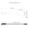 StarTech.com DP auf Dual HDMI MST HUB - Dual HDMI 4K 60Hz - DisplayPort Multi-Monitor-Adapter mit 30 cm Kabel - DP 1.4 Multi Stream Transport Hub, DSC | HBR3 - DP auf HDMI Splitter