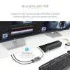 StarTech.com DP auf Dual HDMI MST HUB - Dual HDMI 4K 60Hz - DisplayPort Multi-Monitor-Adapter mit 30 cm Kabel - DP 1.4 Multi Stream Transport Hub, DSC | HBR3 - DP auf HDMI Splitter