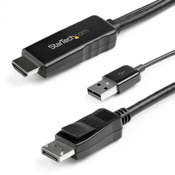 StarTech.com 3 m (9,8 ft.) HDMI-auf-DisplayPort-Kabel – 4K 30 Hz