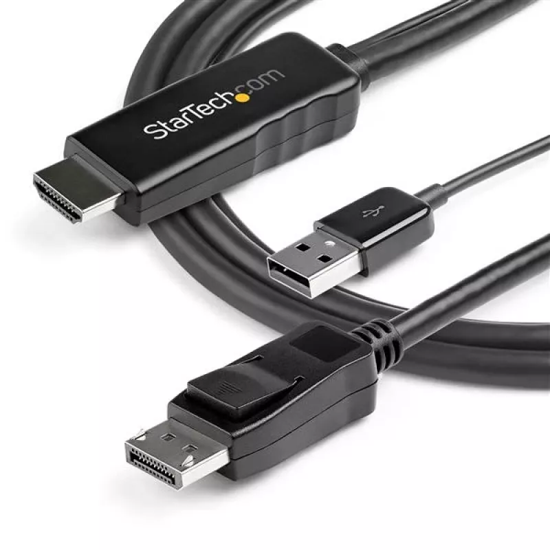 StarTech.com 3 m (9,8 ft.) HDMI-auf-DisplayPort-Kabel – 4K 30 Hz
