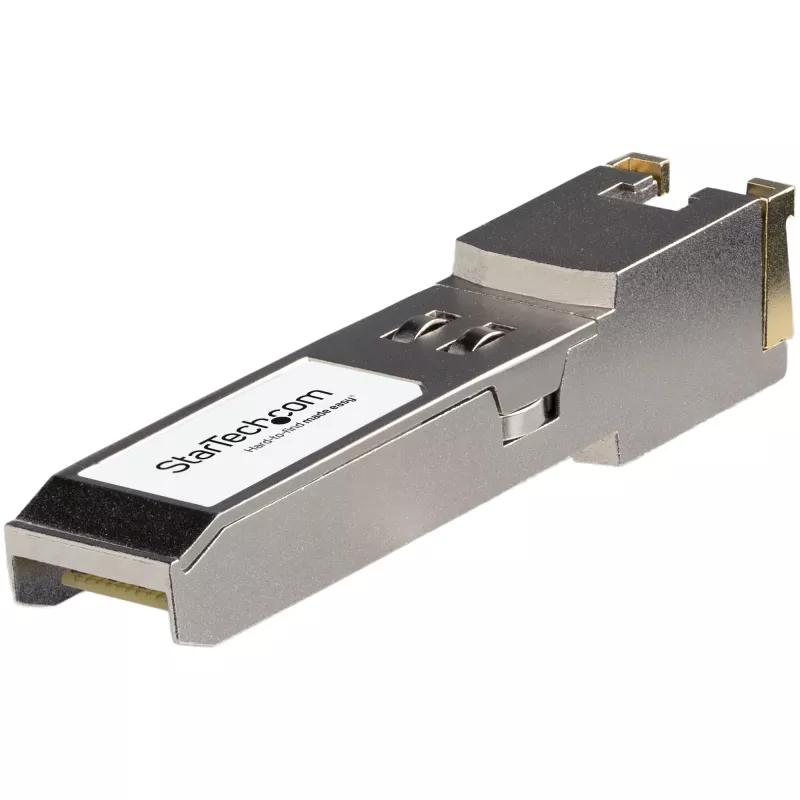 StarTech.com HPE JL563A Kompatibles SFP+ Modul - 10GBASE-T - SFP auf RJ45 Cat6/Cat5e - 10GE Gigabit Ethernet SFP+ - RJ-45 30m - HPE 8320, 8325-48Y8