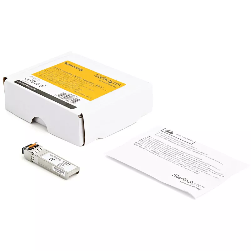 StarTech.com HPE J9152D kompatibles SFP+ Modul - 10GBASE-LRM - 10GbE Multimode-Glasfaser-Transceiver - 10GE Gigabit Ethernet SFP+ - LC 200m - 1310nm - DDM HPE 1850, 2540, 2930M
