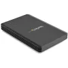 StarTech.com 4 Bay Thunderbolt 3 NVMe Gehäuse, Für M.2 NVMe SSD Laufwerke, 1x DisplayPort Video/ 2x TB3 Downstream Ports, 40 Gbit/s, 72W Netzteil, Externes Festplattengehäuse