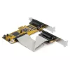 StarTech.com 8-Port PCI Express RS232 Serielle Adapterkarte, PCIe RS232 Serielle Karte, 16C1050 UART, Low Profile Serielle DB9 Steuergerät/Erweiterungskarte, 15 kV ESD-Schutz, Nur Windows – TAA
