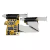 StarTech.com 8-Port PCI Express RS232 Serielle Adapterkarte, PCIe RS232 Serielle Karte, 16C1050 UART, Low Profile Serielle DB9 Steuergerät/Erweiterungskarte, 15 kV ESD-Schutz, Nur Windows – TAA