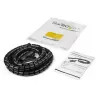 StarTech.com 1,5 m (4,9 ft.) Kabelmanagement-Manschette – Spirale – 25 mm (1 Zoll) Durchmesser