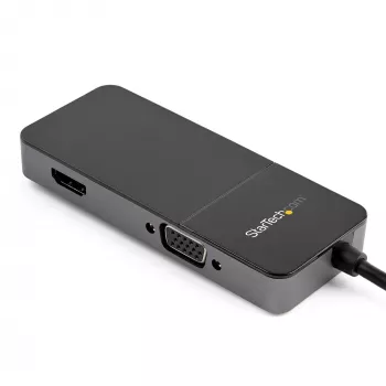 StarTech.com USB 3.0 auf HDMI und VGA Adapter - 4K/1080p USB Typ-A Dual Monitor Multiport Adapter Konverter - Externe Video-Grafikkarte für mehrere Bildschirme - Multi-Display USB-Adapter
