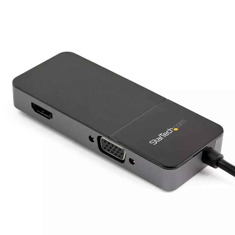 StarTech.com USB 3.0 auf HDMI und VGA Adapter - 4K/1080p USB Typ-A Dual Monitor Multiport Adapter Konverter - Externe Video-Grafikkarte für mehrere Bildschirme - Multi-Display USB-Adapter